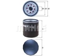 Filtre à huile Filtre vissé OC 1051 MAHLE pour FORD FORD USA HYUNDAI LADA MAZDA