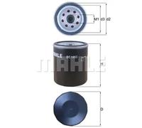 Filtre à huile Filtre vissé OC 1053 KNECHT pour VW TRANSPORTER T5 Fourgon