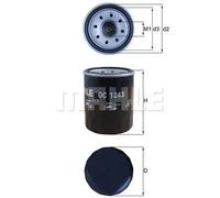 KNECHT Filtre à huile OC 1243 – Mahle Original