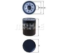 Mahle OC1243 Filtre à huile rotatif