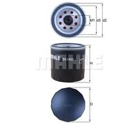 Filtre à huile Filtre vissé OC 1452 KNECHT pour FORD FORD USA