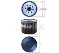 Filtre à huile Filtre vissé OC 1565 KNECHT pour FORD GRAND C-MAX FOCUS IV PUMA