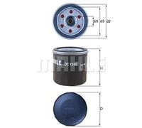 Filtre à huile Filtre vissé OC 1566 KNECHT pour NISSAN RENAULT KIA HYUNDAI HONDA