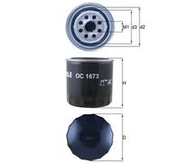 Filtre à huile KNECHT OC1673