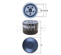 Filtre à huile Filtre vissé OC 230 MAHLE pour MITSUBISHI PROTON ASIA MOTORS