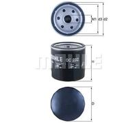 Knecht (Mahle Original) Filtre à huile OC232 vissé