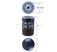 Filtre à huile KNECHT OC 257