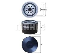 Filtre à huile Filtre vissé OC 384 KNECHT pour FORD RENAULT LADA ALPINE LANCIA
