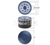 MAHLE OC467 Filtre à huile