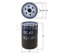 Filtre à huile KNECHT OC 47