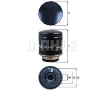 Filtre à huile Filtre vissé OC 593/4 KNECHT pour VW AUDI SEAT SKODA