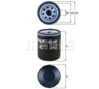 Filtre à huile Filtre vissé OC 981 MAHLE pour SAAB SEAT SKODA SUBARU AUSTIN AC