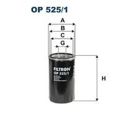 Filtre à huile Filtre vissé OP 525/1 FILTRON pour AUDI 80 B4 A trois volumes