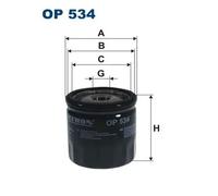 Filtre à huile Filtre vissé OP 534 FILTRON pour CHRYSLER TALBOT VW JEEP DODGE