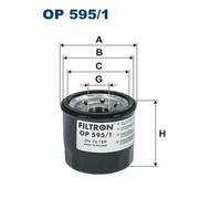 Filtre à huile Filtre vissé OP 595/1 FILTRON pour MAZDA 3 CX-5 6 A trois volumes