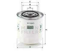 MANN-FILTER W 1130/3 Filtre à huile - pour Véhicule de tourisme + utilitaires