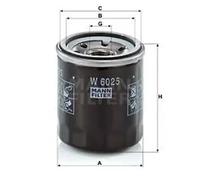 Filtre à huile Filtre vissé W 6025 MANN-FILTER pour RENAULT DACIA LADA