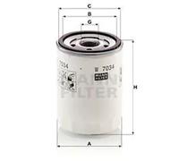 Filtre à huile Filtre vissé W 7034 MANN-FILTER pour FORD TRANSIT V363 Fourgon