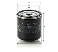 MANN-FILTER Filtre à huile W 712/21 pour véhicules de tourisme et utilitaires
