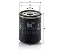 MANN-FILTER Filtre à huile W 712/82