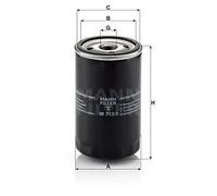 Mann Filter - Filtre à huile W 719/1 - Filtre vissé