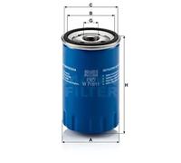 Filtre à huile Filtre vissé W 719/11 MANN-FILTER pour CITROËN PEUGEOT FIAT