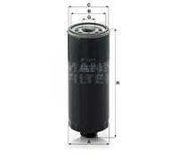 Filtre à huile Filtre vissé W 735/1 MANN-FILTER pour AUDI V8 A6 C4 A6 C4 Avant