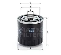 Filtre à huile Filtre vissé W 8013 MANN-FILTER pour NISSAN SUZUKI RENAULT