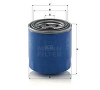 Filtre à huile MANN-FILTER W 8017