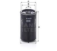 Filtre à huile Filtre vissé W 8018 MANN-FILTER pour ISUZU D-MAX I