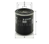 Filtre à huile Filtre vissé W 814/80 MANN-FILTER pour ROVER HYUNDAI OPEL ISUZU