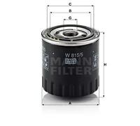 Filtre à huile Filtre vissé W 815/5 MANN-FILTER pour RENAULT BRANSON