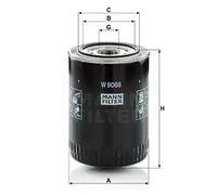 MANN-FILTER W 9066 Filtre à huile - pour Véhicule de tourisme + utilitaires