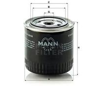 MANN-FILTER Filtre à huile W 920/17 pour véhicules de tourisme et utilitaires