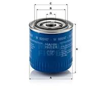 Filtre à huile Filtre vissé W 920/47 MANN-FILTER pour JEEP CHEROKEE WRANGLER I