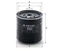Filtre à huile MANN-FILTER W 920/82