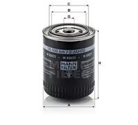 Filtre à huile Filtre vissé W 930/21 MANN-FILTER pour AUDI VW SKODA