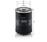 Filtre à huile Filtre vissé W 932 MANN-FILTER pour RENAULT EXPRESS Pick-up