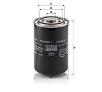 Mann Filter Filtre à huile W 940/30 – pour applications non routières