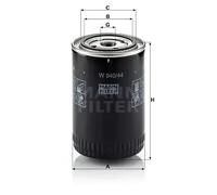Filtre à huile Filtre vissé W 940/44 MANN-FILTER pour AUDI VW