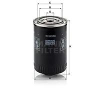 Filtre à huile Filtre vissé W 940/66 MANN-FILTER pour AUDI VW SKODA SEAT