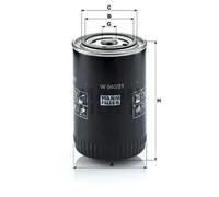 Filtre à huile Filtre vissé W 940/81 MANN-FILTER pour TOYOTA LAND CRUISER