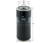Filtre à huile Filtre vissé W 962 MANN-FILTER pour ASTON MARTIN IVECO VW NEOPLAN