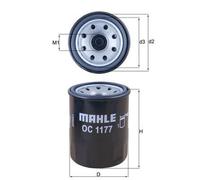 Filtre à Huile Filtres à Visser MAHLE pour Héritage Honda Accord Toyota Gt