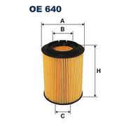Filtre à huile FILTRON OE 640 pour AUDI,FORD,JEEP,MERCEDES-BENZ,PORSCHE,VW