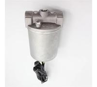 Filtre à huile for brûleur à mazout, coupelle en aluminium 3/8" 1/2" Filtre à carburant diesel for chaudière avec chauffage(AL 1 of 2 inch)
