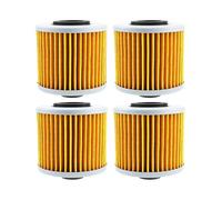 Filtre à huile for moto, 2/4/6 pièces, adapté for YD250 FZR250 BW350 XZ550 XC180 XC200 XC250 SR250 SR400 SR500 SRX400 SRX600 SZR660(Yellow-4 pcs)