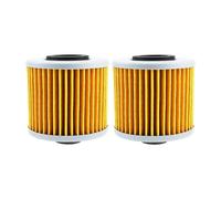 Filtre à huile for moto, 2/4/6 pièces, adapté for YD250 FZR250 BW350 XZ550 XC180 XC200 XC250 SR250 SR400 SR500 SRX400 SRX600 SZR660(Yellow-2 pcs)