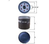 Filtre à huile KNECHT OC 1566 pour INFINITI FX 3.5 2003-2008