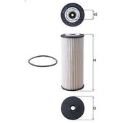 Knecht Filter Filtre à huile OX 1236D Cartouche filtrante pour Mercedes-Benz